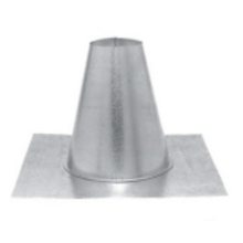 Chimney/Stove Pipe PV Roof Flash Tall Cone 3''