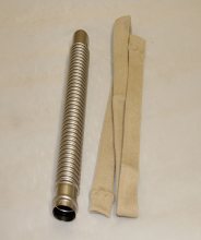 Exhaust Pipe Flexible (w/Sock)(M) 12'' ALL MODELS